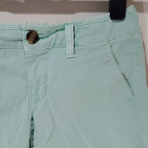 AMERICAN Eagle teal stretch shorts - Picture 2 of 8
